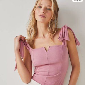 Lola Bodysuit  Smoked Pink Size M